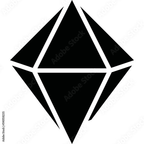 Simple vector icon diamond