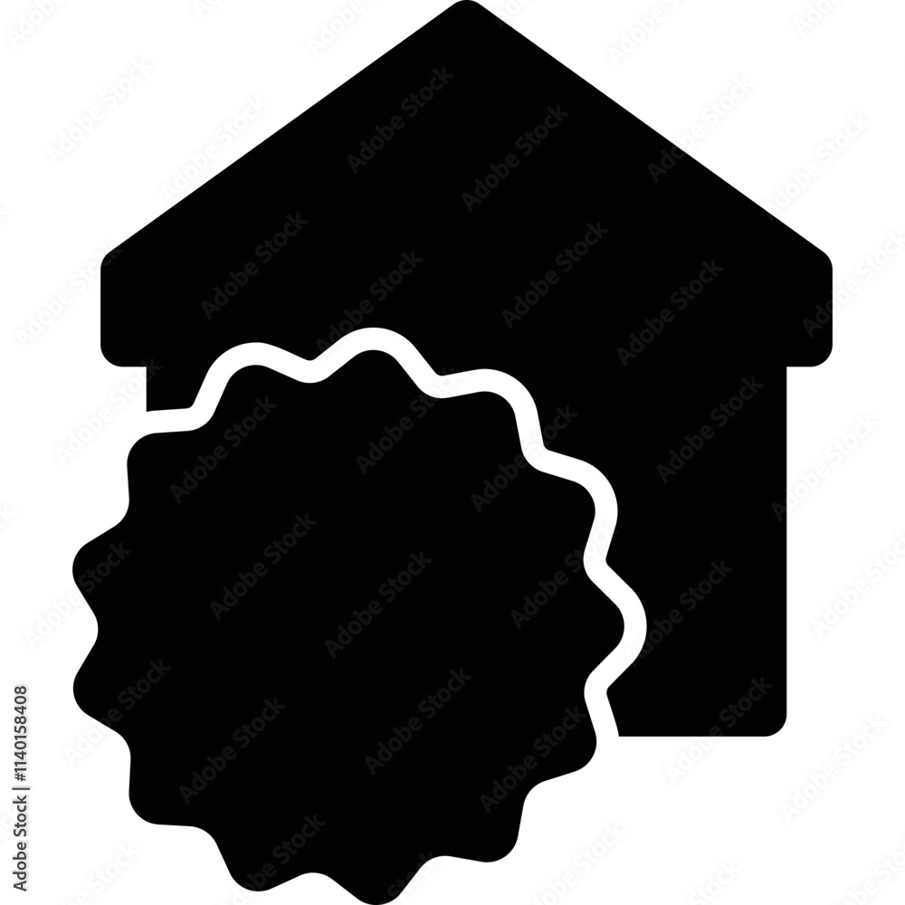 Simple vector icon house Simple vector icon house