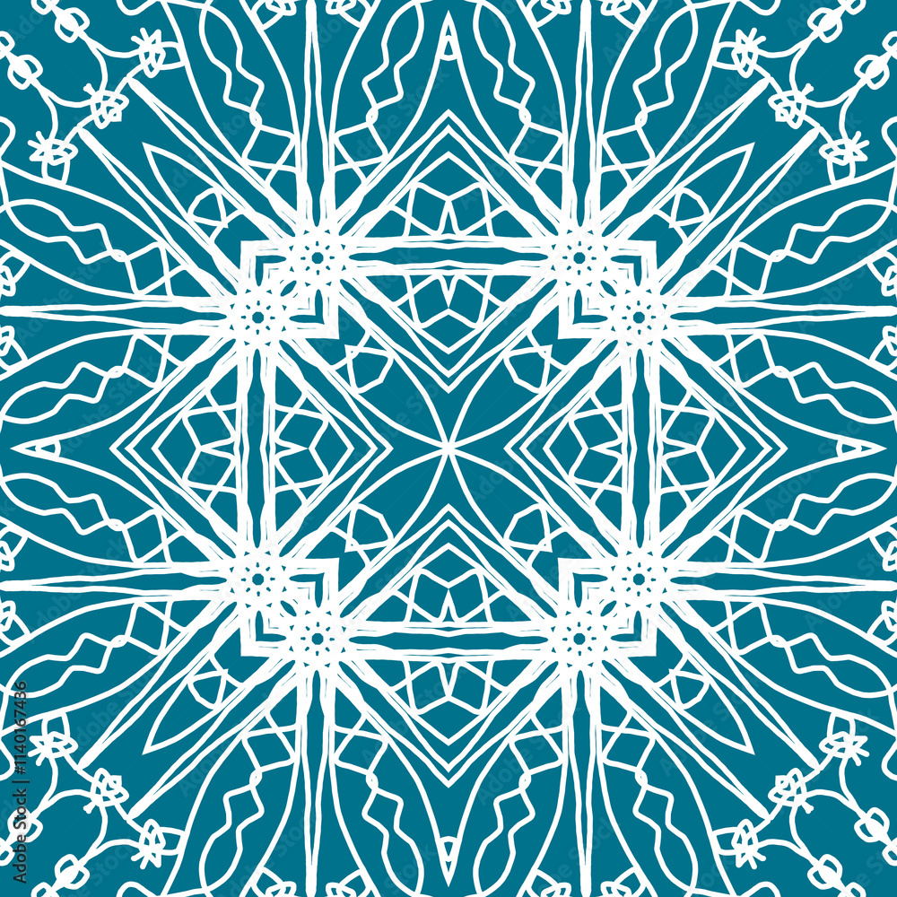 Christmas seamless pattern. Christmas background blue. Snowflake pattern. Happy New Year Christmas seamless pattern. Christmas background blue. Snowflake pattern. Happy New Year