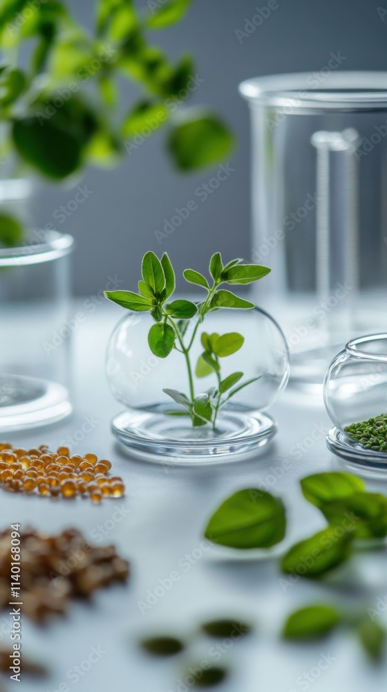 Close-up of plant-based raw materials being processed, realistic depiction of sustainable innovation, isolated with a clean background for clarity and focus. Close-up of plant-based raw materials being processed, realistic depiction of sustainable innovation, isolated with a clean background for clarity and focus.