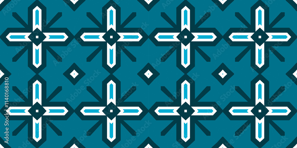 Seamless pattern banner blue and white. Merry Christmas. Happy New Year. Frost and snowflakes pattern Seamless pattern banner blue and white. Merry Christmas. Happy New Year. Frost and snowflakes pattern