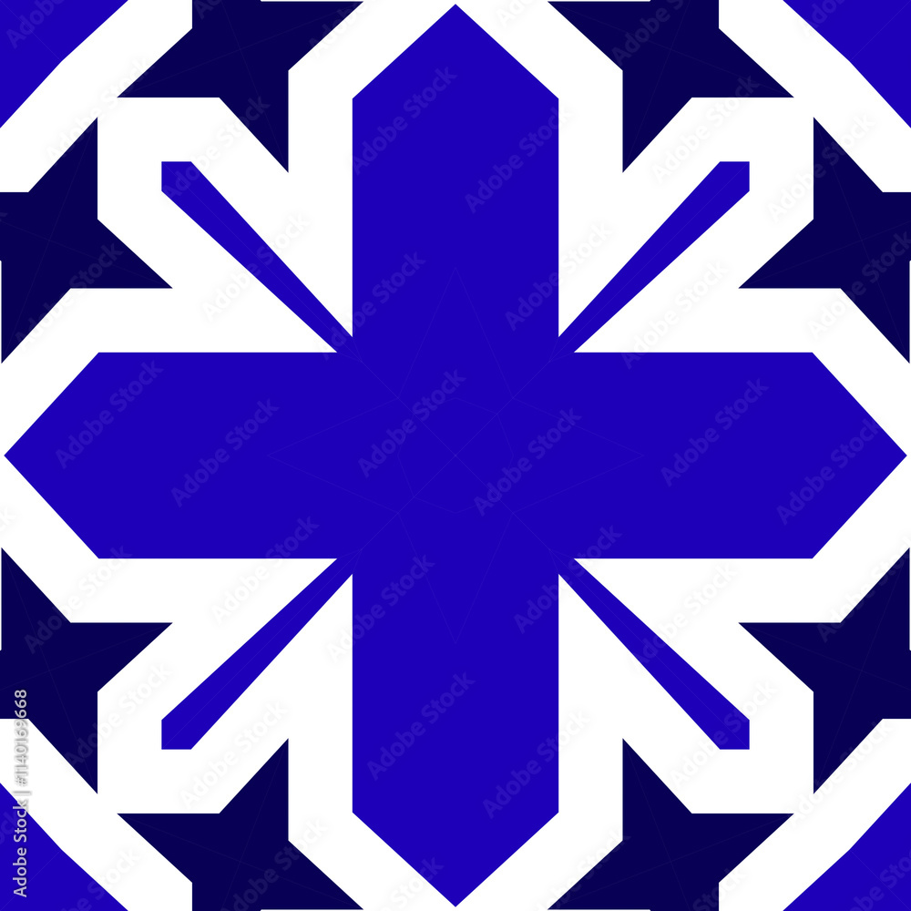 Seamless square pattern blue and white. Frost texture pattern. Merry Christmas. Happy New Year.