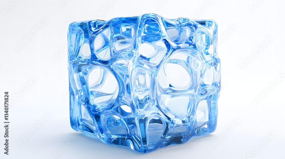 3D rendered transparent cube graphics with blue colors on a light background. Illustration for digital concept or geometry. Visualization for modern perspectives and networks.
3D rendered transparent cube graphics with blue colors on a light background. Illustration for digital concept or geometry. Visualization for modern perspectives and networks.