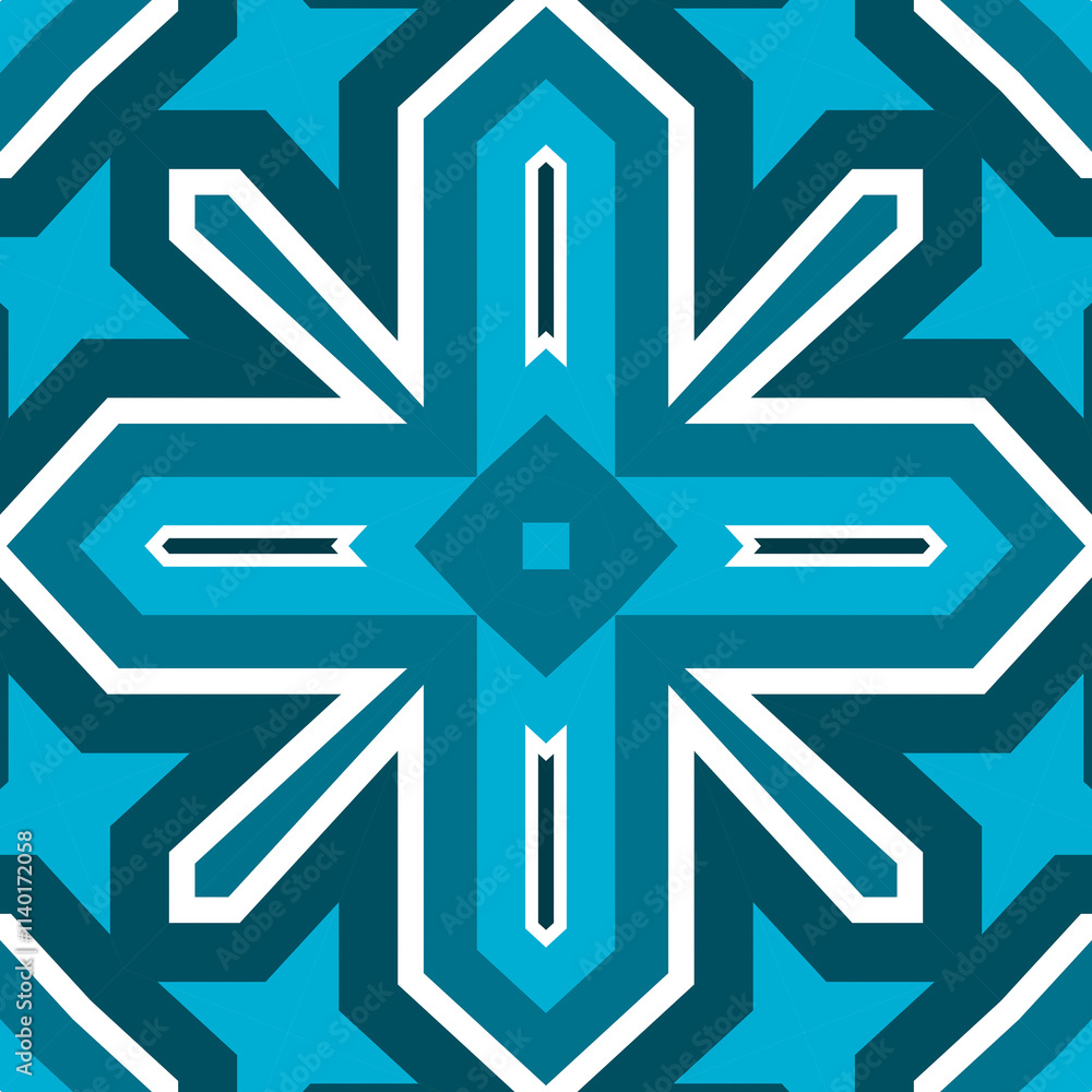 Seamless square pattern blue and white. Frost texture pattern. Merry Christmas. Happy New Year. Seamless square pattern blue and white. Frost texture pattern. Merry Christmas. Happy New Year.