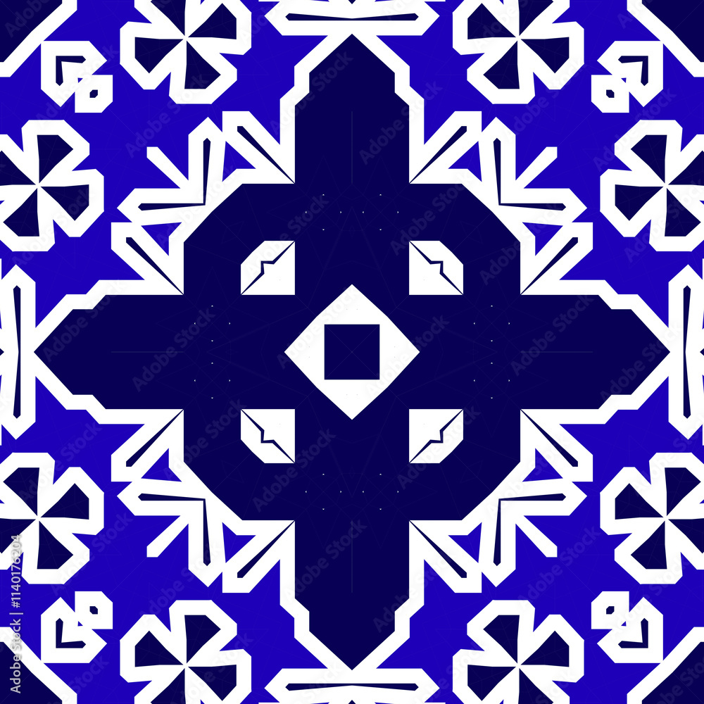 Seamless square pattern blue and white. Frost texture pattern. Merry Christmas. Happy New Year. Seamless square pattern blue and white. Frost texture pattern. Merry Christmas. Happy New Year.