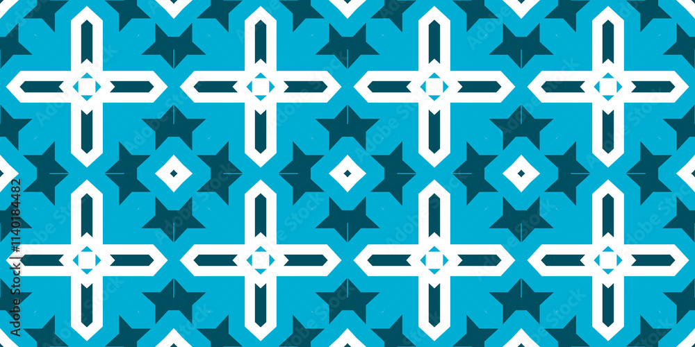 Obraz premium Seamless pattern banner blue and white. Merry Christmas. Happy New Year. Frost and snowflakes pattern