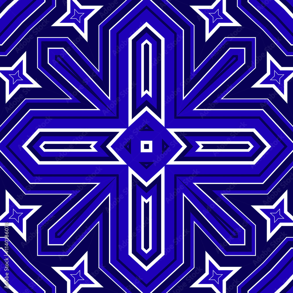 Seamless square pattern blue and white. Frost texture pattern. Merry Christmas. Happy New Year. Seamless square pattern blue and white. Frost texture pattern. Merry Christmas. Happy New Year.