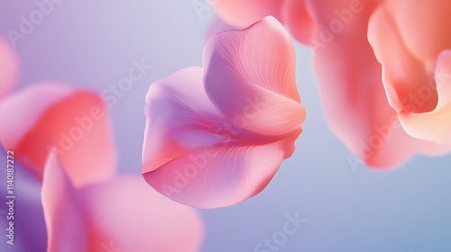 Calming Rhythms Illustration Featuring Soft Waves and Harmonious Abstract Patterns