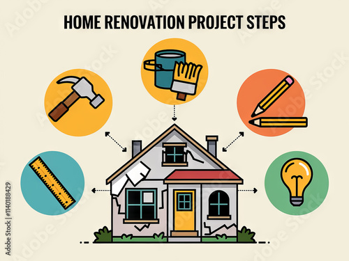 Comprehensive guide to home renovation with essential tools and planning tips photo