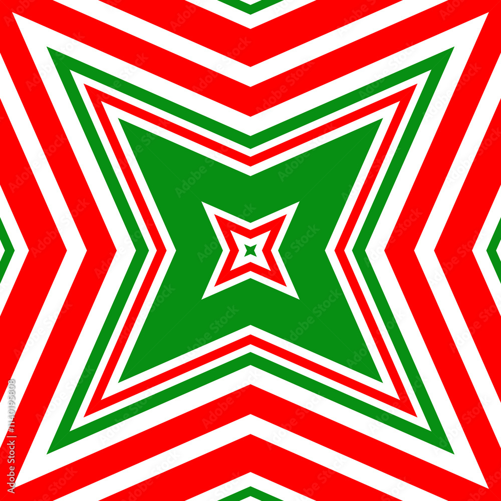 Seamless square pattern red and green. Christmas pattern green and red. Merry Christmas. Happy New Year. Seamless square pattern red and green. Christmas pattern green and red. Merry Christmas. Happy New Year.