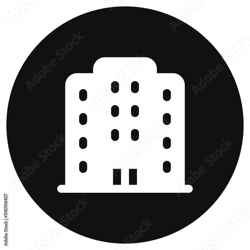 Editable hotel, apartment, office building vector icon. Part of a big icon set family. Perfect for web and app interfaces, presentations, infographics, etc