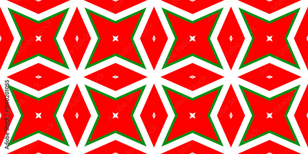Seamless pattern banner red and green. Festive red and green Christmas pattern. Merry Christmas. Happy New Year. Seamless pattern banner red and green. Festive red and green Christmas pattern. Merry Christmas. Happy New Year.