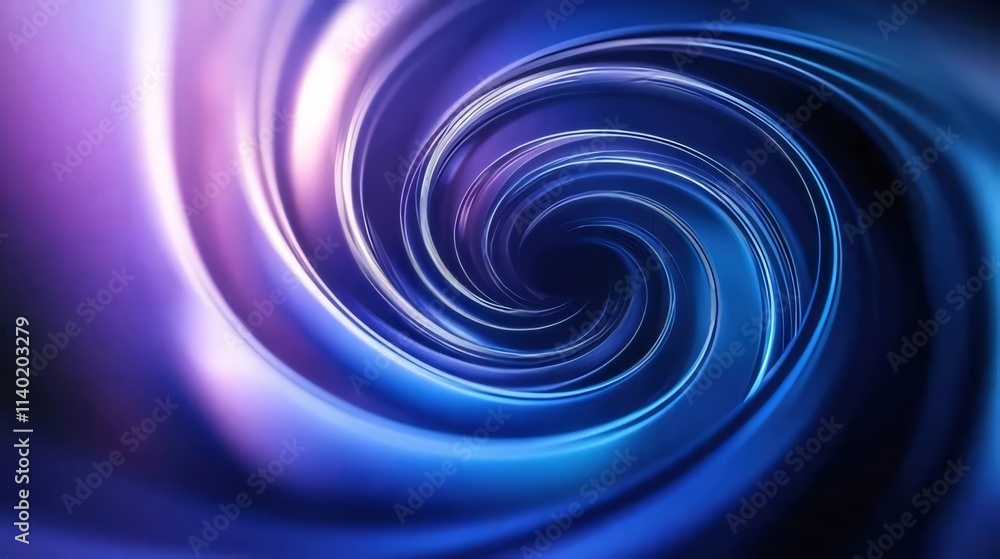 Abstract swirling vortex of purple and blue hues. Abstract swirling vortex of purple and blue hues.