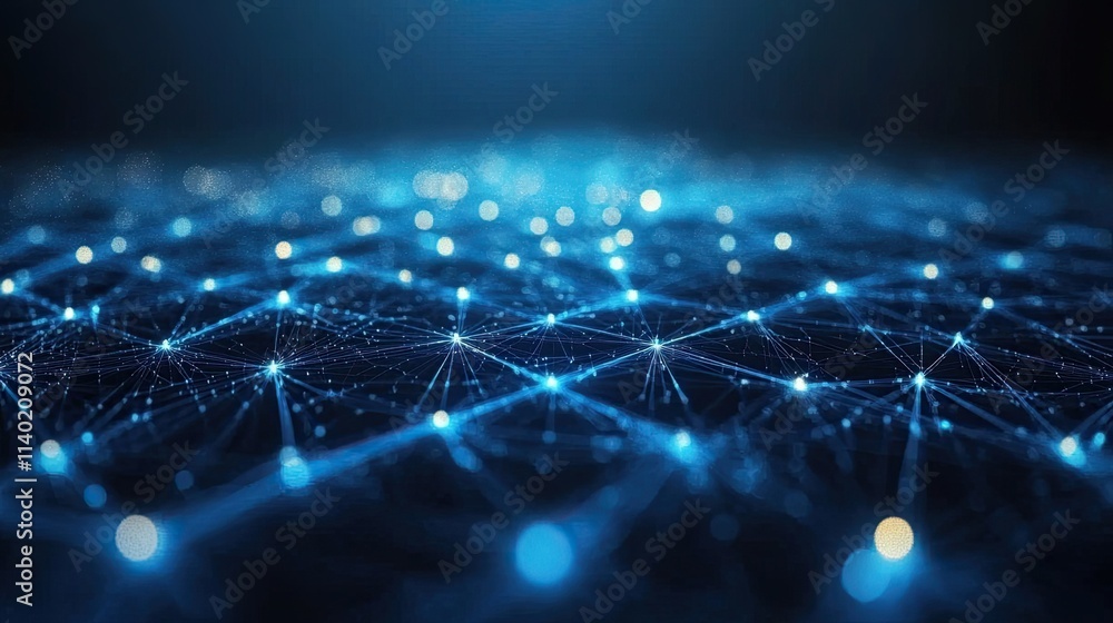 Blue Abstract Technology Background Speed Connection Network Concept Representing Fast Paced Evolution AI Technology Its Impact Digital Communication Data Exchange Business Connectivity Blue Abstract Technology Background Speed Connection Network Concept Representing Fast Paced Evolution AI Technology Its Impact Digital Communication Data Exchange Business Connectivity