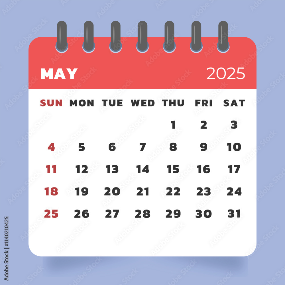 Letter Calendar 2025 May Letter Calendar 2025 May