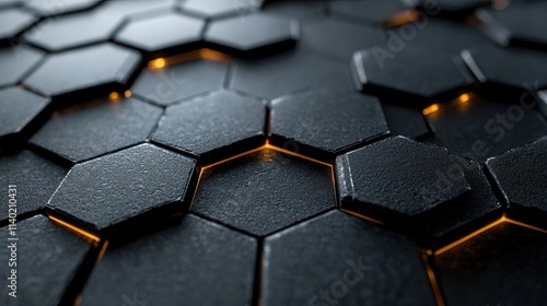 Carbon Surface Abstract Nanotechnology Hexagonal Geometric Form Representing Nanotech's Role Advanced Materials Electronics Its Future Impact Technology Sustainable Development