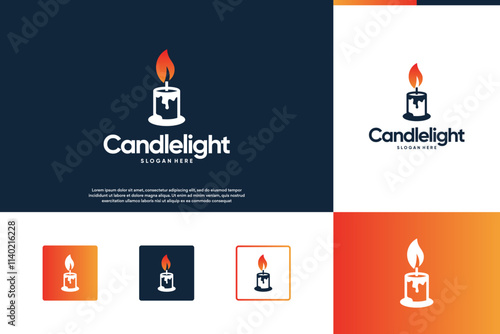 candlelight ,party decoration ,symbol of hope , vector graphic design.