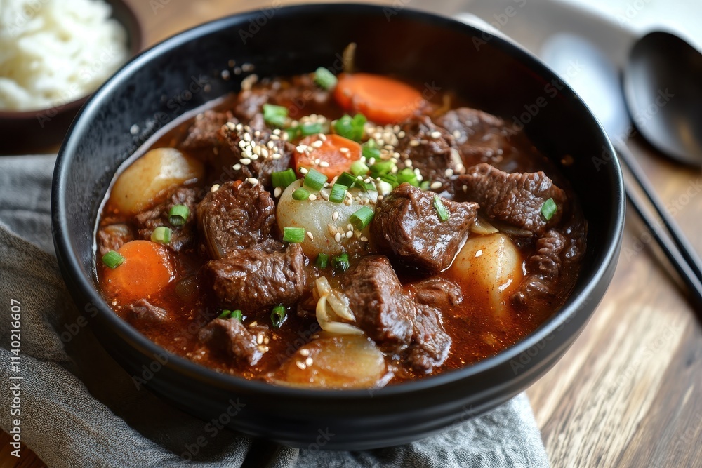 Korean beef broth soup Korean beef broth soup