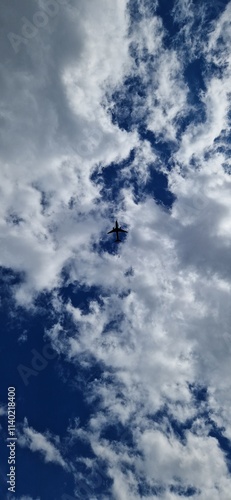 blue sky with clouds