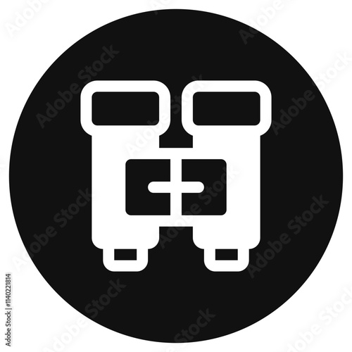 Editable binocular, search vector icon. Part of a big icon set family. Perfect for web and app interfaces, presentations, infographics, etc