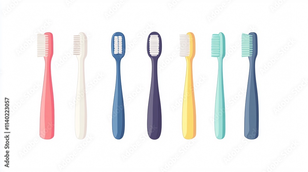 Professional Toothbrush Vector Isolated Illustration on White Background Professional Toothbrush Vector Isolated Illustration on White Background
