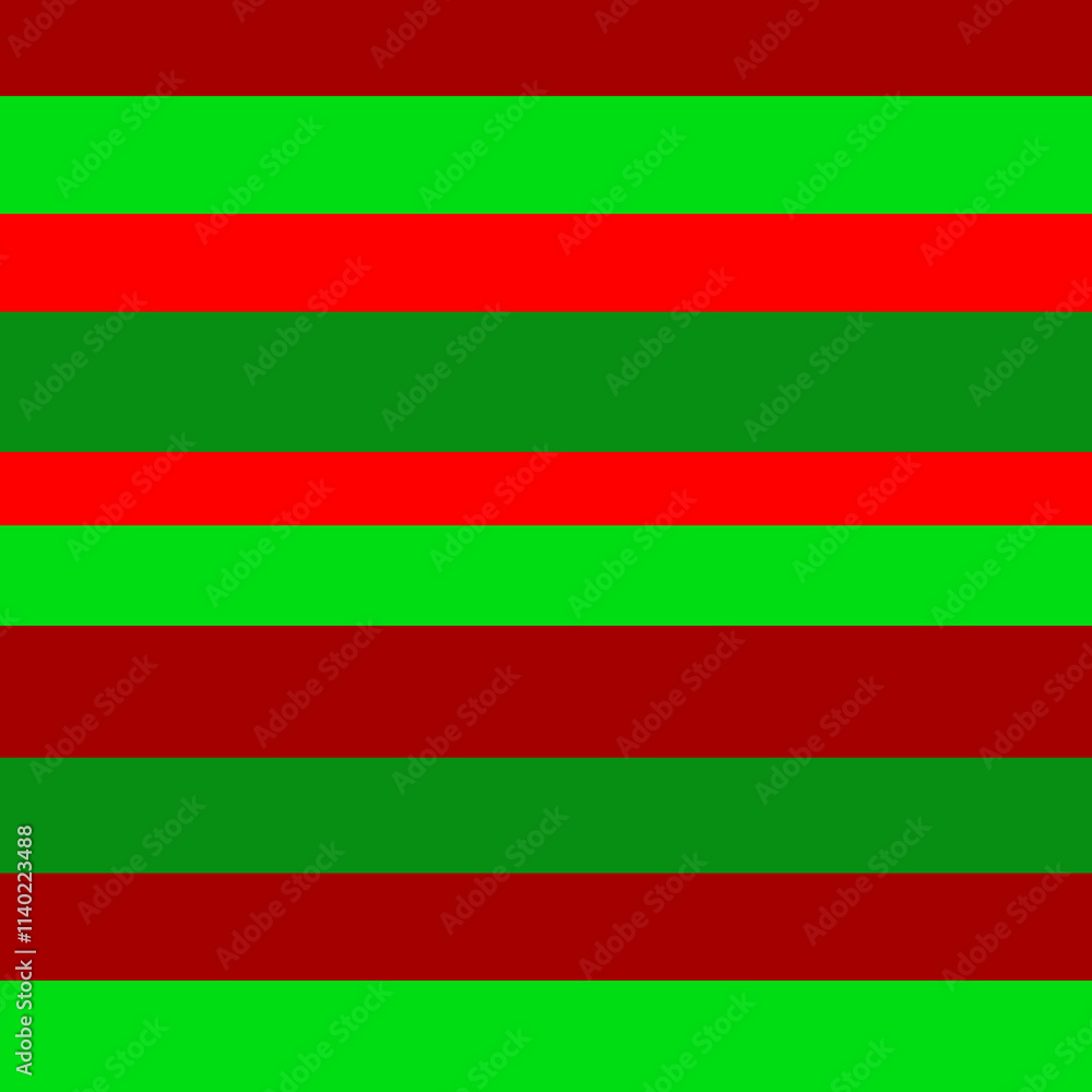Fototapeta premium Seamless background with red green lines. Merry Christmas. Happy New Year
