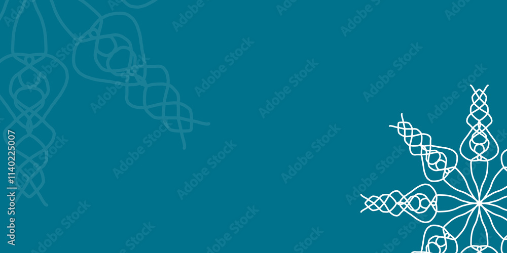 Merry Christmas and Happy New Year. Blue background frame with snowflakes. Copy space. Blank for design Merry Christmas and Happy New Year. Blue background frame with snowflakes. Copy space. Blank for design