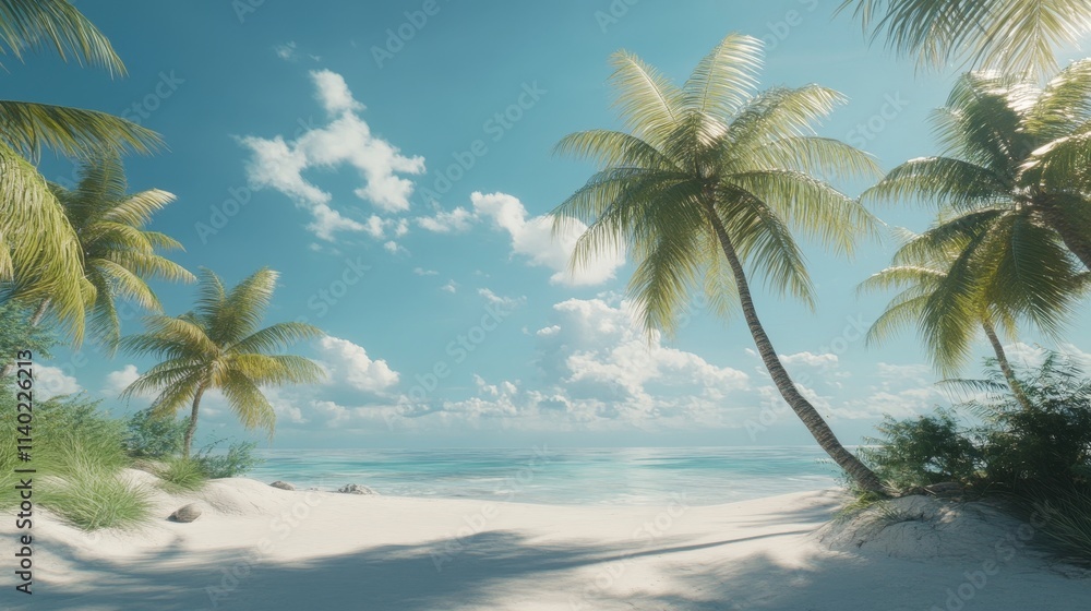 palm trees beach,tropical paradise, swaying palms, beach escape palm trees beach,tropical paradise, swaying palms, beach escape