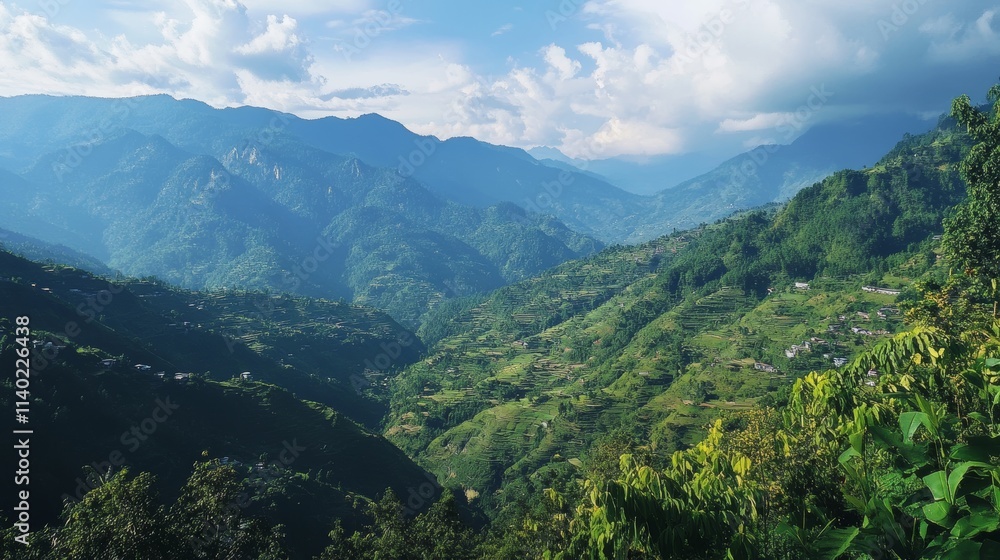 panoramic mountain view,breathtaking landscape, majestic peaks, vast horizon panoramic mountain view,breathtaking landscape, majestic peaks, vast horizon