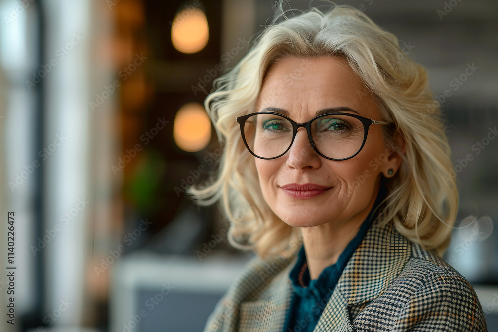 Confident woman banker in formal suit, symbolizing professionalism and career success - Generative AI Confident woman banker in formal suit, symbolizing professionalism and career success - Generative AI