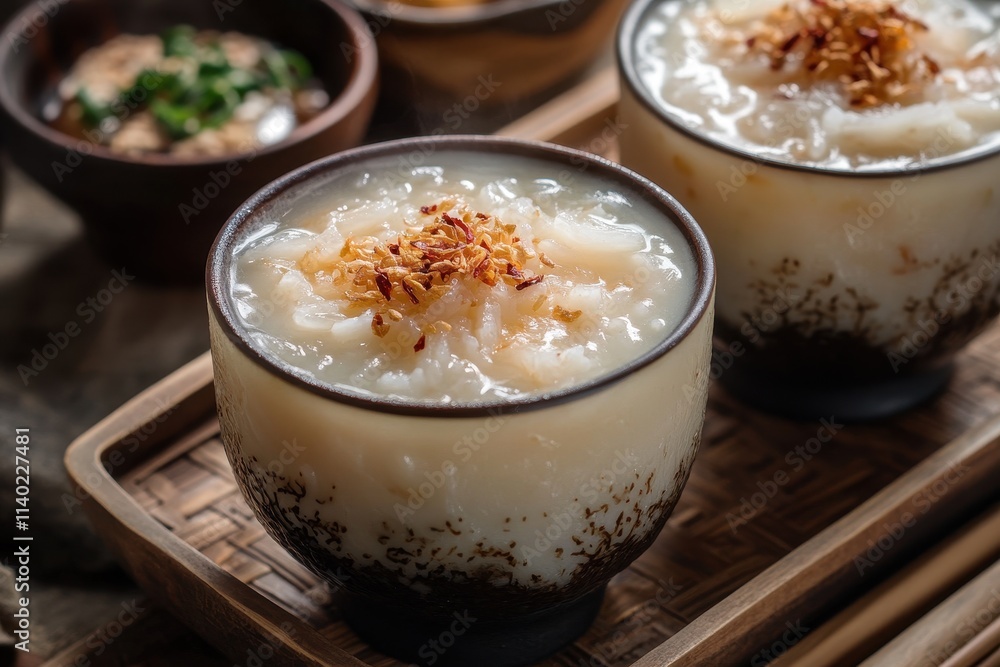 Korean fermented sweet rice beverage sikhye Korean fermented sweet rice beverage sikhye