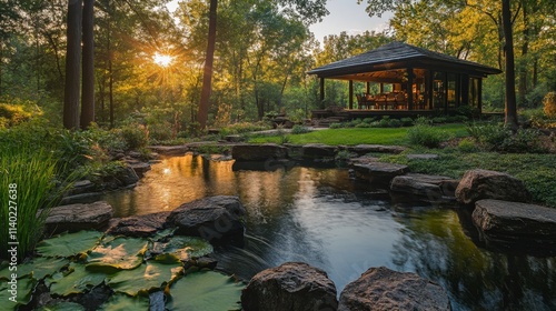 peaceful retreat,quiet getaway, calm escape, serene sanctuary