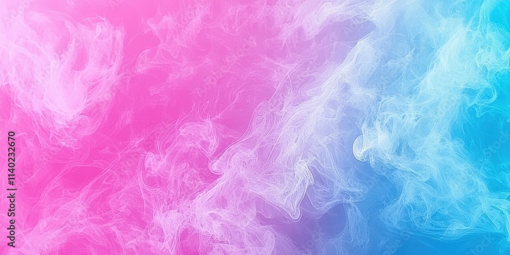 Ethereal Swirls of Colorful Smoke in Shades of Pink and Blue for Creative Backgrounds Ethereal Swirls of Colorful Smoke in Shades of Pink and Blue for Creative Backgrounds
