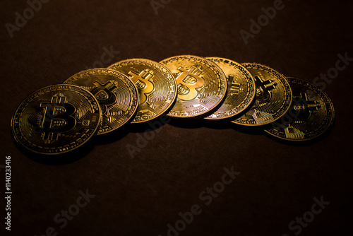 Hilera de criptomonedas