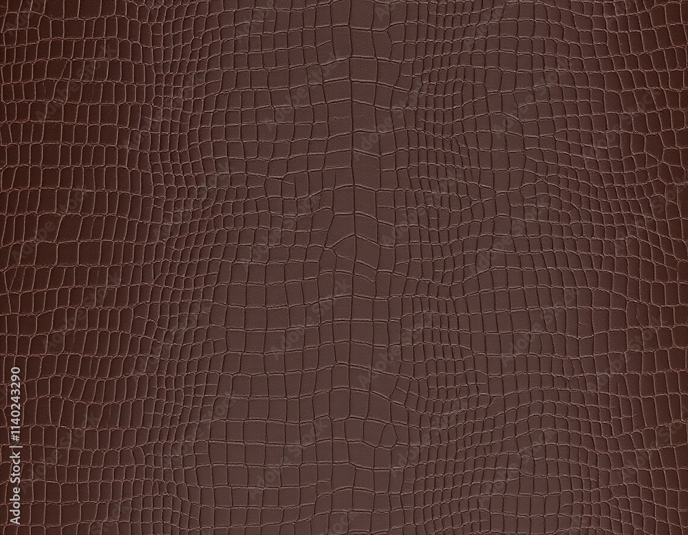 Dark brown crocodile leather texture background, seamless pattern, material design illustration Dark brown crocodile leather texture background, seamless pattern, material design illustration