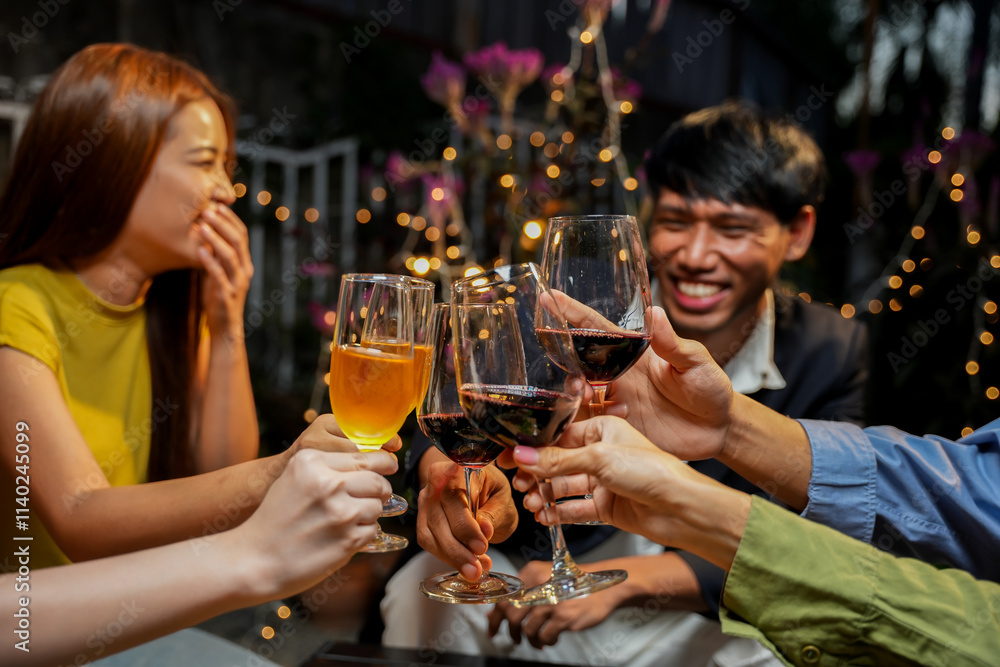 food and Drink, wine red and for a friendly, in a bar or a restaurant food and Drink, wine red and for a friendly, in a bar or a restaurant