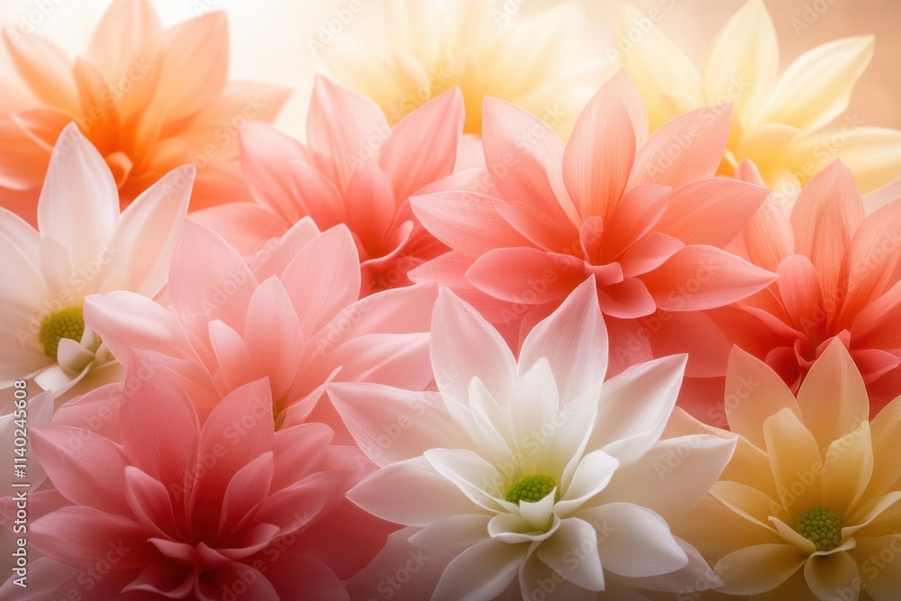 Obraz premium Spring blossom display nature scene floral arrangement tranquil setting aesthetic view vibrant colors for seo