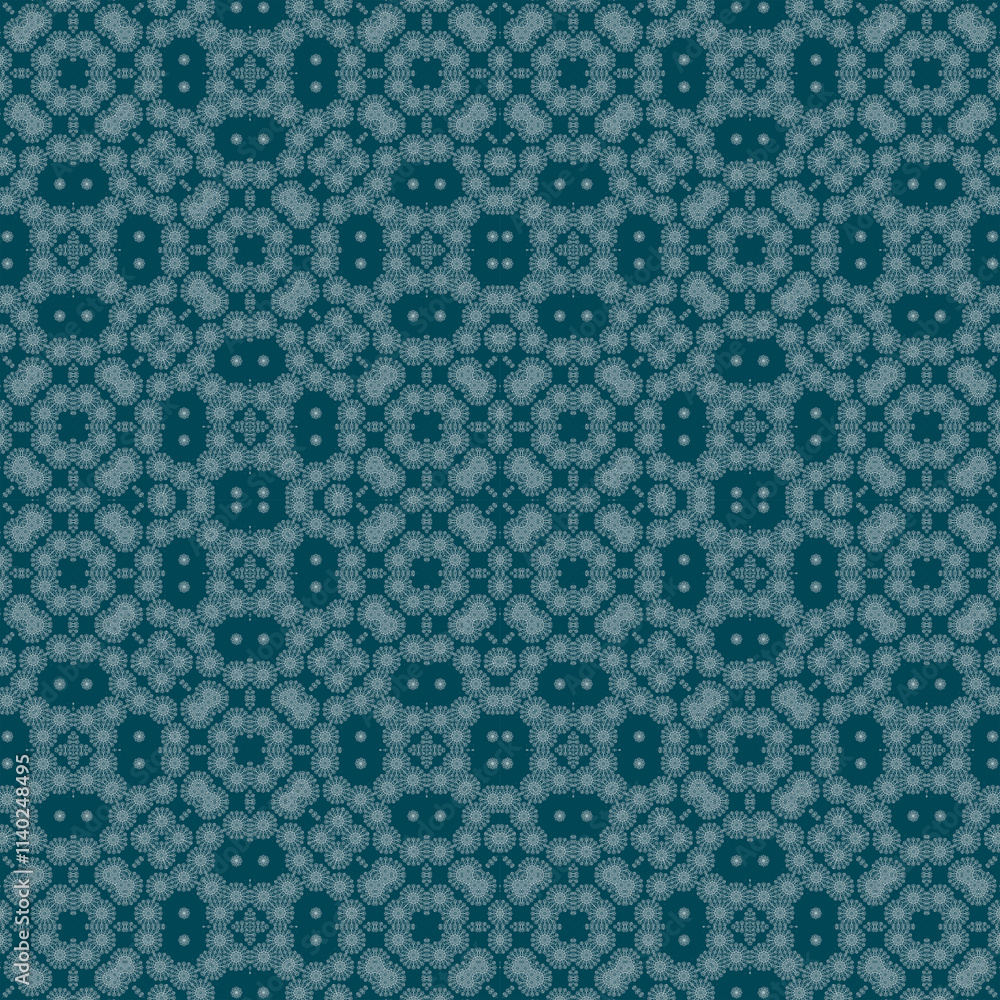 Christmas seamless pattern. Christmas background blue. Snowflake pattern. Happy New Year Christmas seamless pattern. Christmas background blue. Snowflake pattern. Happy New Year