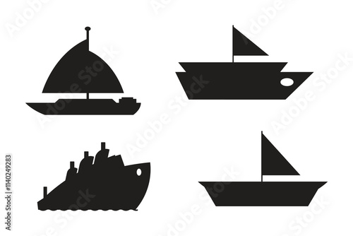 set of ships icons