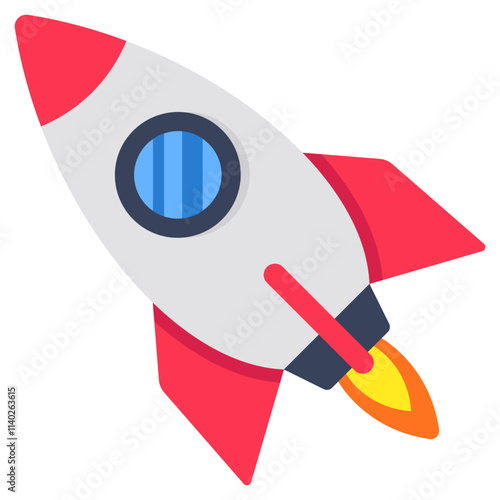 A beautiful design icon of startup