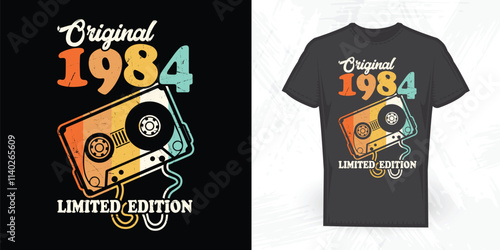 Funny Music Cassette Lover Vintage Mixtape T-shirt Design