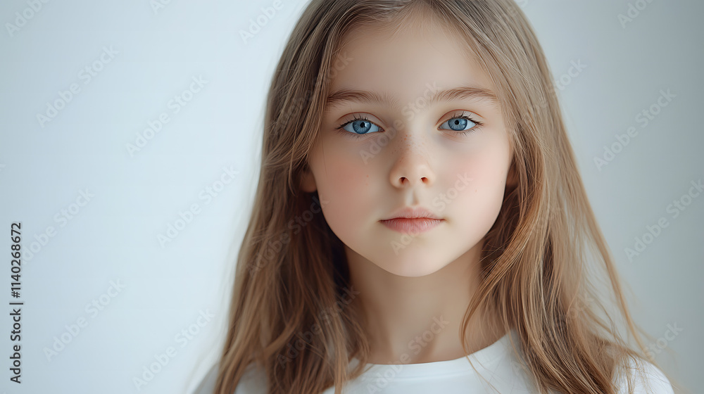 Portrait of a beautiful girl posing Portrait of a beautiful girl posing