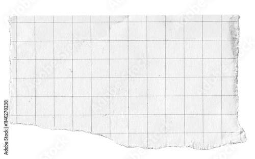 torn paper vintage note grid memo black and white
