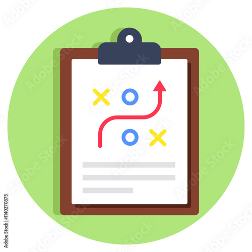 Premium design icon of strategy