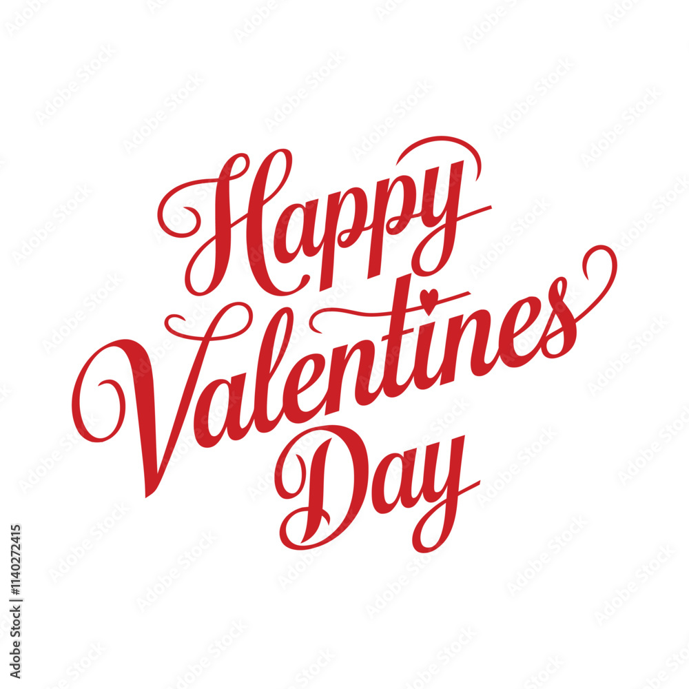 Happy Valentines Day Typography Banner Design Happy Valentines Day Typography Banner Design
