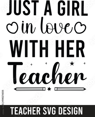 Teacher SVG design