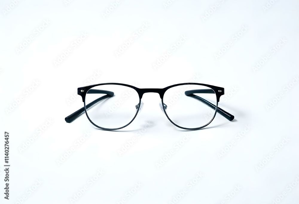 glasses on white background glasses on white background