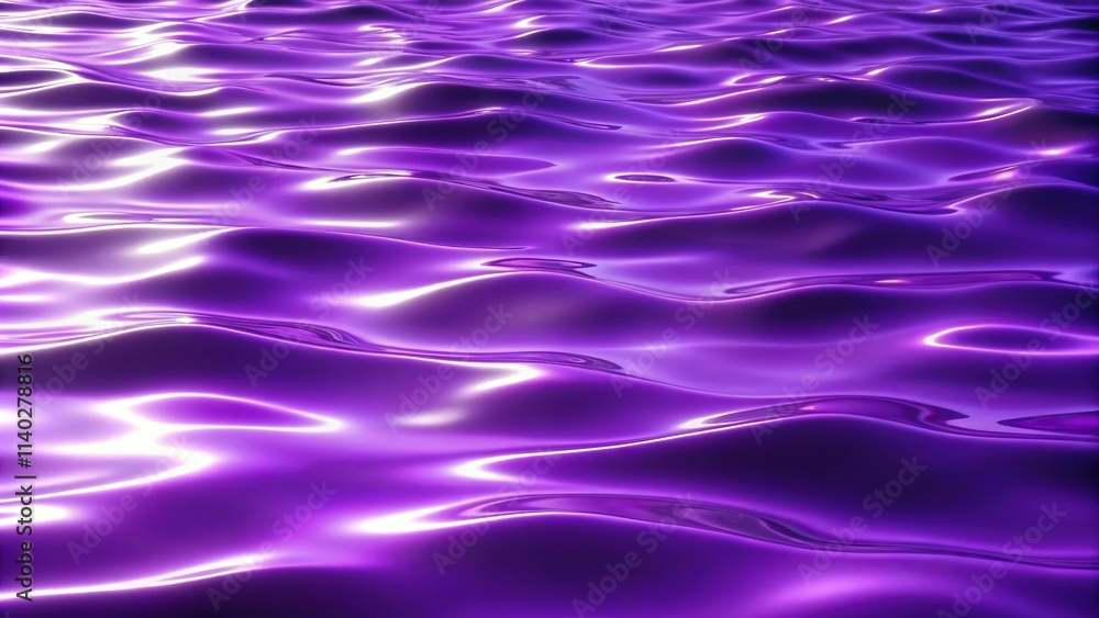 Obraz premium Shiny violet purple water surface seamless pattern tile wallpaper