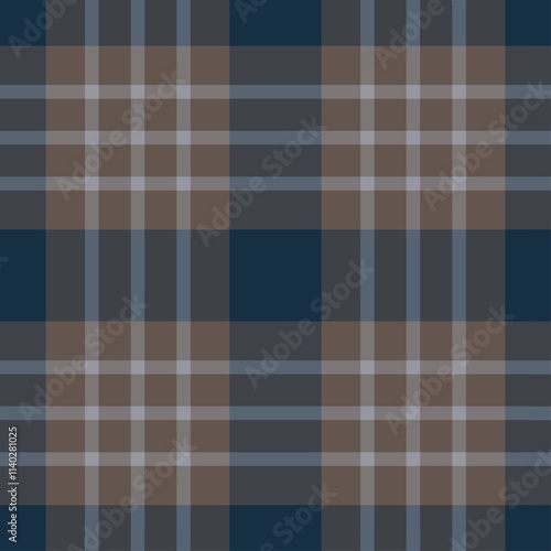 Plaid pattern seamless tartan check plaid for skirt, tablecloth, blanket, duvet cover, or other modern textile print.	