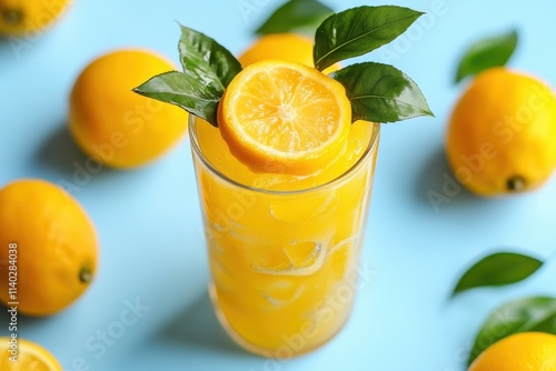 Citrus beverage Yuzu tea Nutritious product rich in vitamin C photo